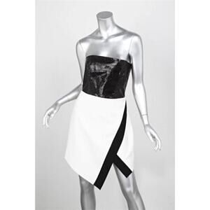 mason by michelle mason peplum dress Mason | Dresses | Mason Blue And Black Lambskin Dress By Michelle Mason  Peplum Dress Size